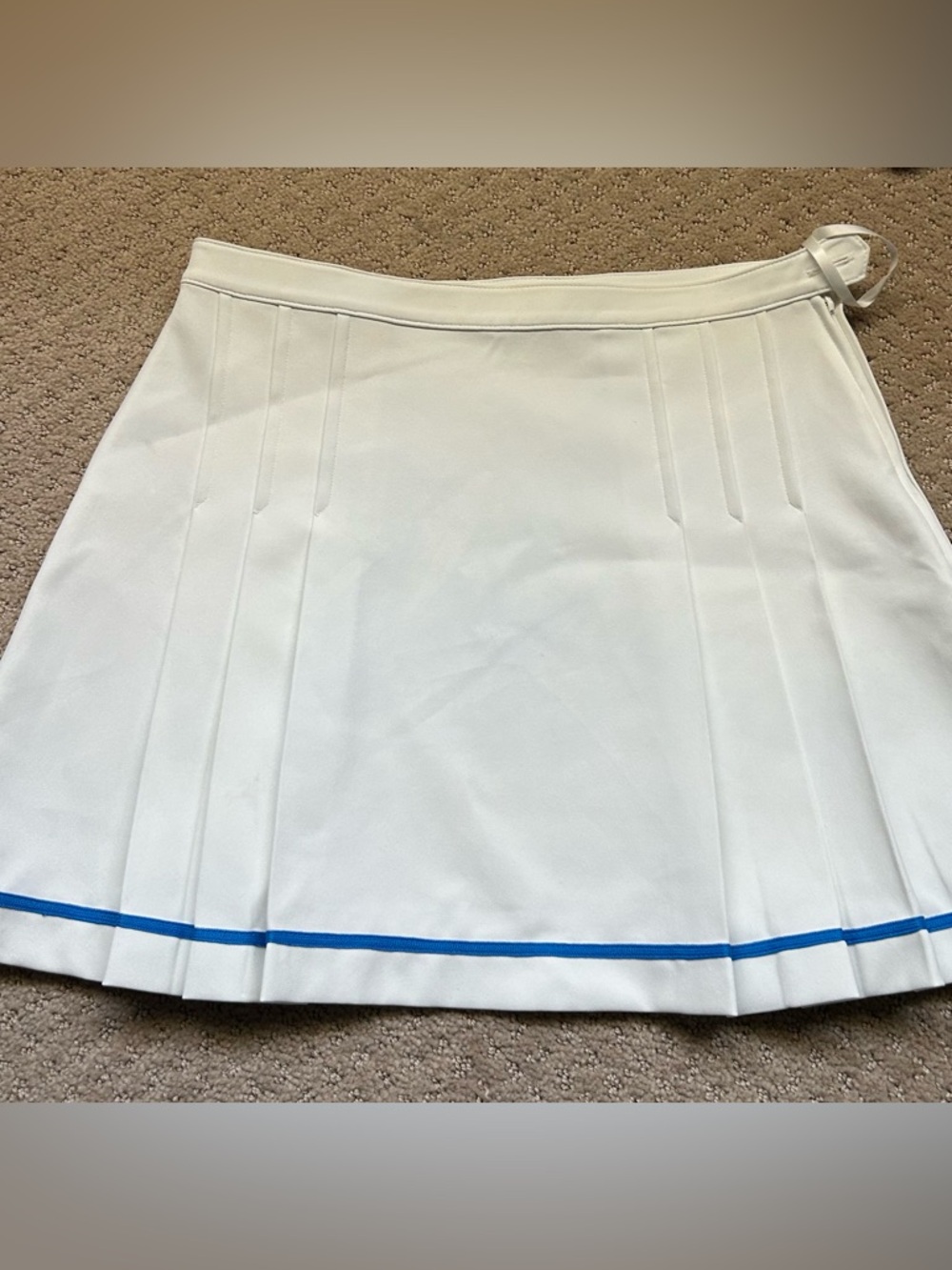 Tory Burch Sport Athletic Skirt Women's XS White Pleated